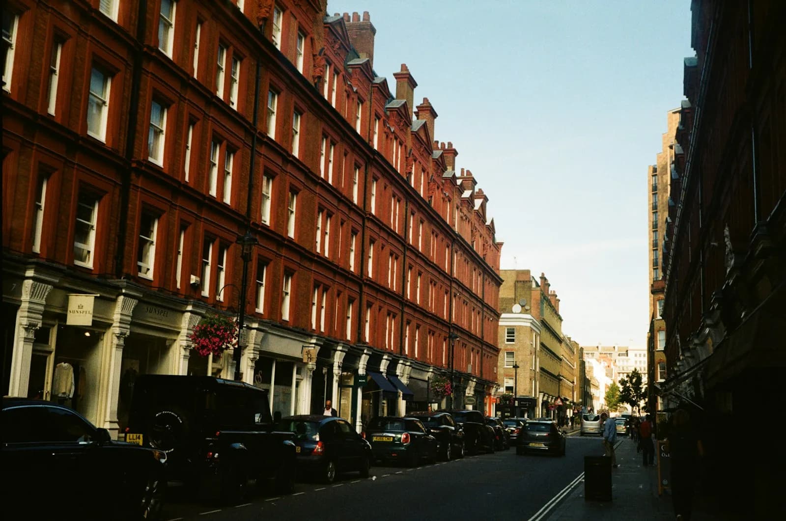 London residential streetscape — exit-oriented planning context