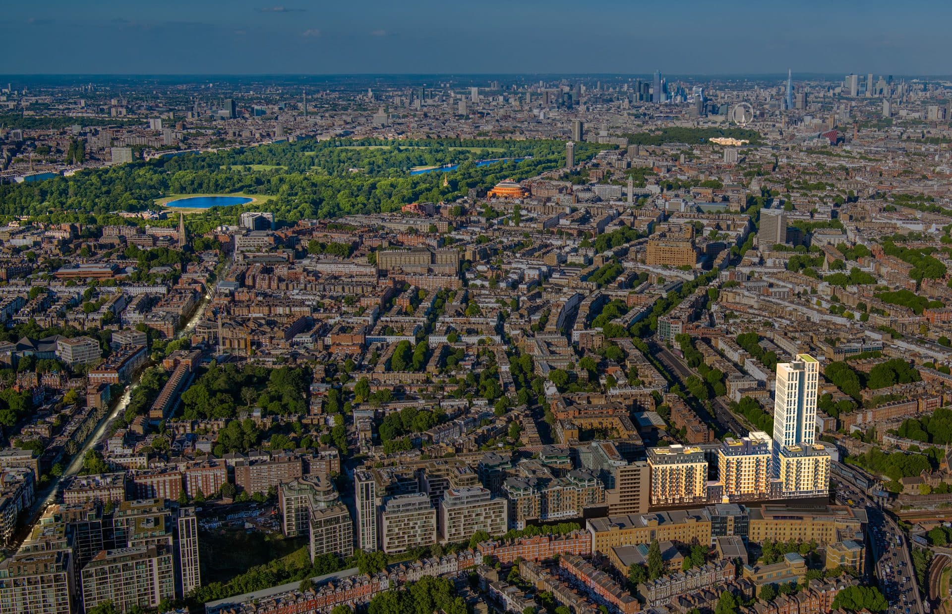 100 Kensington — The Oria tower, Kensington High Street W8