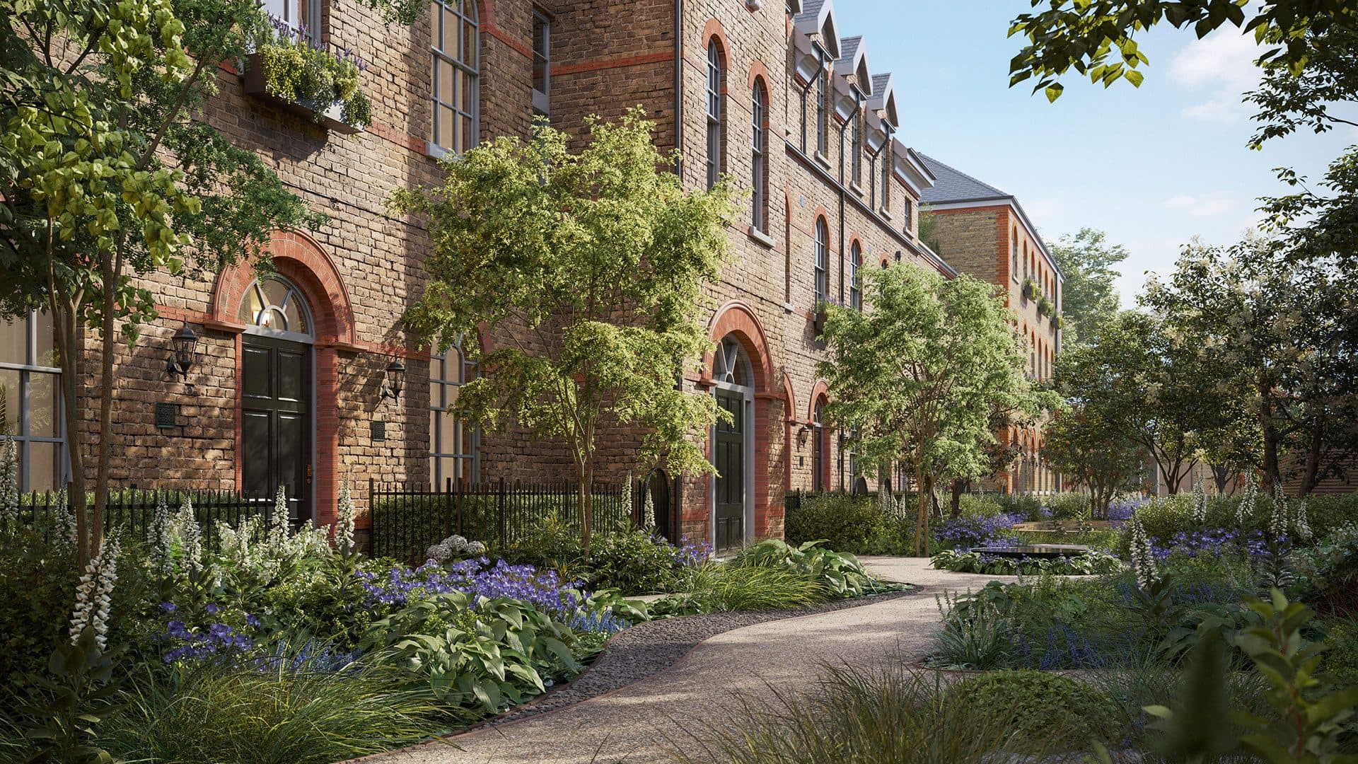 Fifty Brook Green — gated boutique enclave of courtyard homes, Brook Green W6