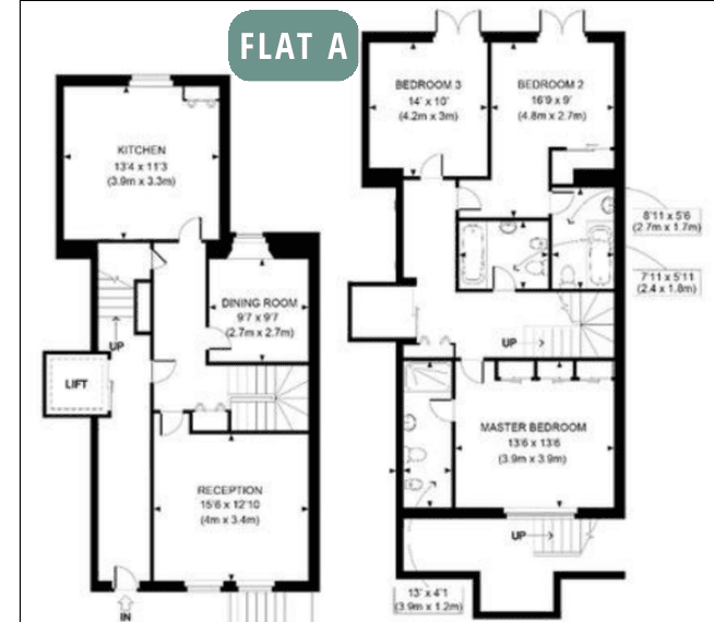 Flat 5A — Kat planı