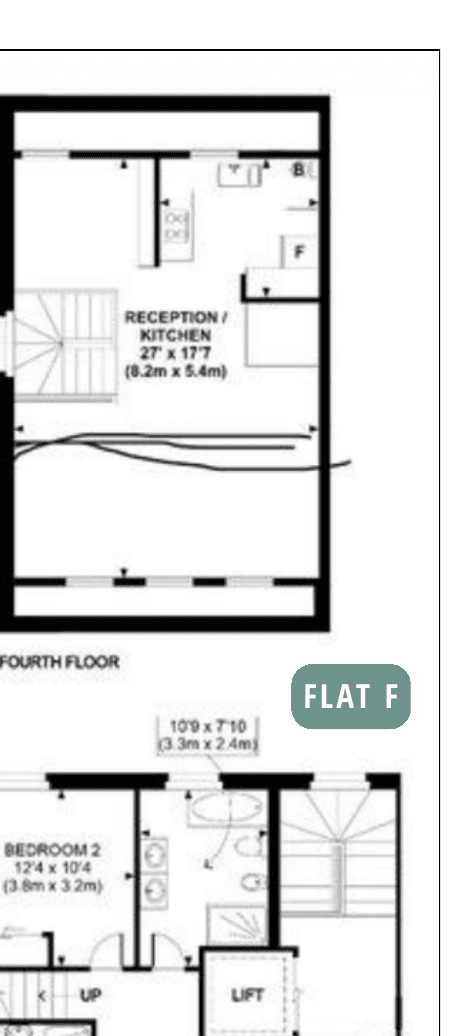 Flat 5F — Kat planı